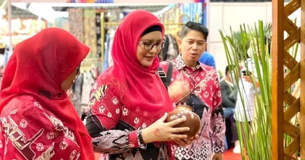 Sinjai Pamerkan Produk Talenan Dan Kerajinan Anyaman Bambu di Pameran di Inacraft 2024
