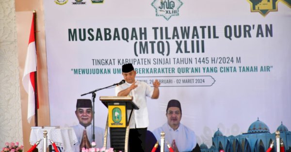 Pj Bupati Sinjai Sampaikan Apresiasi Kepada Panitia Pelaksana MTQ Ke-43 Tingkat Kabupaten