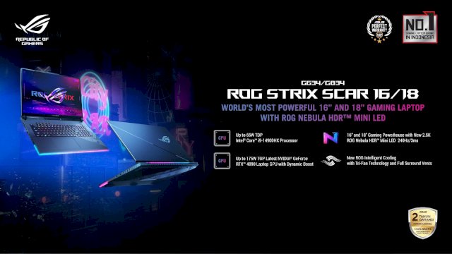 Tampialn ASUS ROG Strix Scar 18
