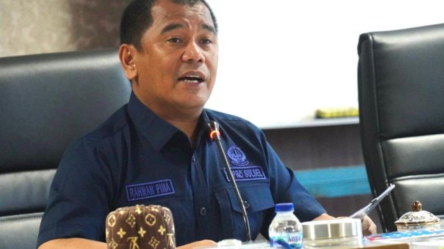 Ketua Fraksi Golkar DPRD Sulsel Rahman Pina, foto: HN/Sinta