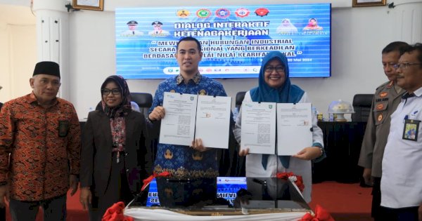 Dialog Interaktif Ketenagakerjaan, Bupati MYL Sampaikan Harapan pada Pekerja, Perusahaan dan Pemerintah