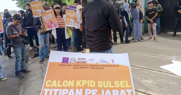Dinilai Titipan Pejabat, Jurnalis Makassar Tolak 7 Komisioner KPID Sulsel Terpilih