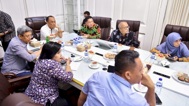 Rapat koordinasi pengendalian inflasi Sulsel. Foto: dok