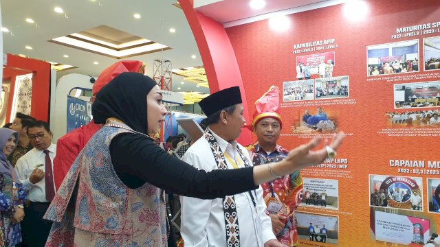 Suasana Expo Pengawasan Intern 2024, di Krakatau Ball Room Taman Mini Indonesia Jakarta, Selasa (28/5/2023). Foto: dok
