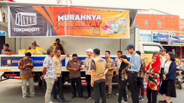 Suasana MDC di pasar Pa'baeng-baeng kota Makassar. Foto: HN/Sinta