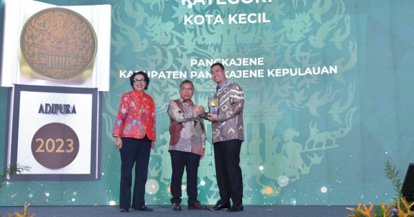 Kabupaten Pangkep Berjaya, Raih Piala Adipura atas Kebersihan dan Pengelolaan Lingkungan