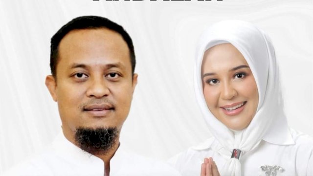 Rilis gambar resmi kandidat pasangan Andi Sudirman Sulaiman-Fatmawati Rusdi. 
