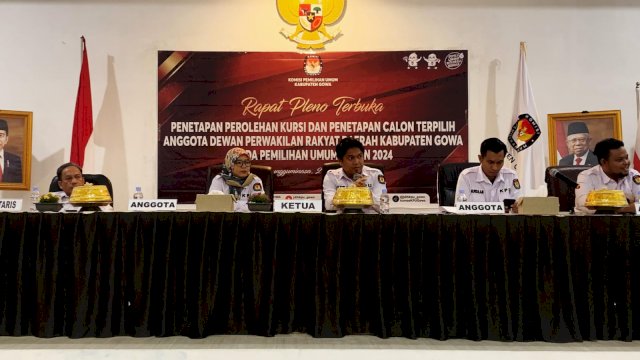 Sah, KPU Tetapkan 45 Legislator Gowa: Berikut Daftarnya!