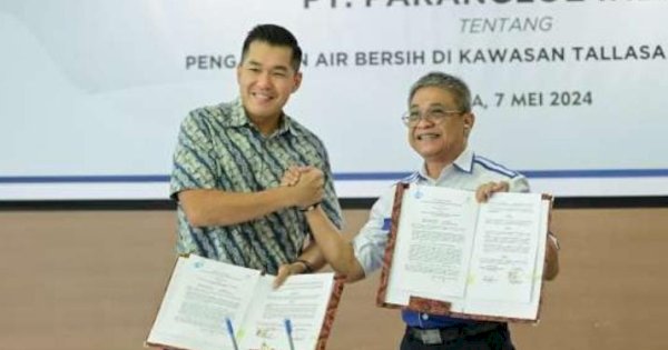 Penuhi Kebutuhan Air Bersih di Kawasan Tallasa City, PT. Parangloe Indah Kerjasama dengan PDAM Makassar
