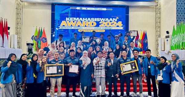 Fakultas Pertanian Unismuh Makassar Didapuk Penghargaan Prestasi Non Akademik Terbanyak 2024