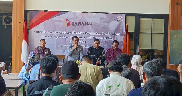 Konsolidasi dengan Media, Bawaslu Sulsel Ajak Insan Pers Kawal Demokrasi di Pilkada 2024