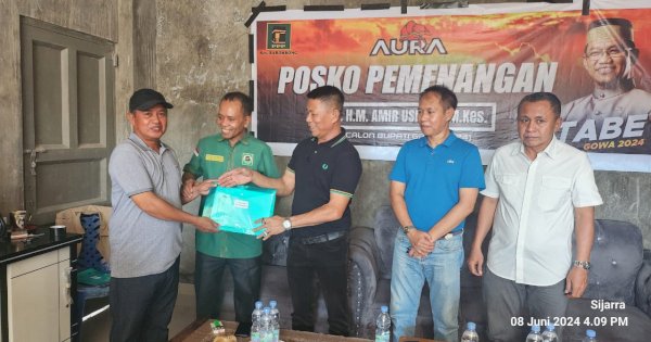 Tim Induk AURA Resmikan Posko Pemenangan di Kecamatan Barombong