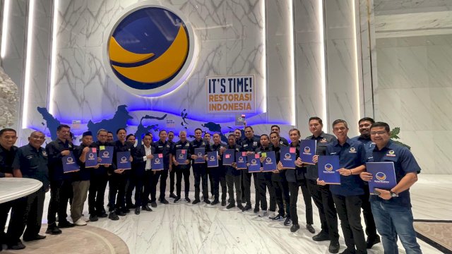 16 Calon Kepala Daerah yang menerima rekomendasi NasDem bertarung di Pilkada 2024 di Sulsel, foto: dok NasDem.