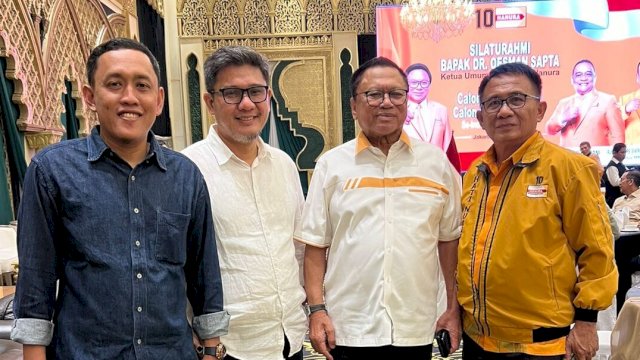 Adi Rasyid Ali terima rekomendasi Hanura di Pilwali Makassar. (Foto: dok)