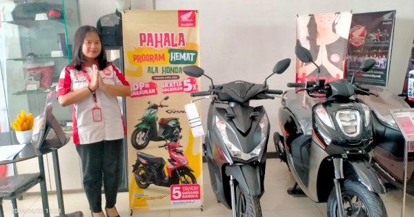 Spesial Juni, Asmo Sulsel Beri Potongan Angsuran Lima Kali untuk Pembelian Honda Genio dan BeAT