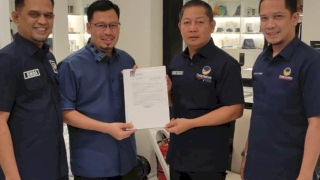 Muzayyin Arif Resmi Diusung Nasdem-PKS di Pilkada Sinjai 2024 || Foto:Ist