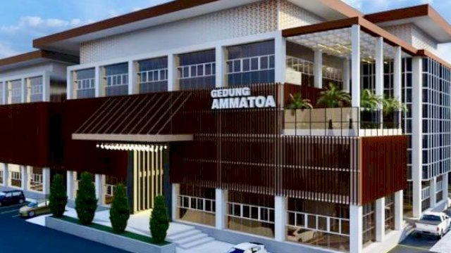 Maket gedung Ammatoa Bulukumba ||Foto:dokhumas