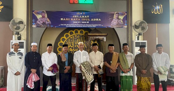 Shalat Eid di Polres Sinjai: Wujud Persatuan dan Kebersamaan
