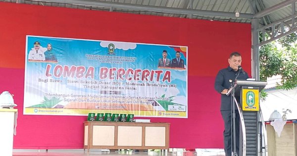 T.R.Fahsul Falah Buka Lomba Bercerita Antar SD/MI se-Kabupaten Sinjai 