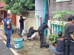 Ikut Lomba Tingkat Lurah, Kesbangpol Makassar Lakukan Bersih-bersih di Area Manggala