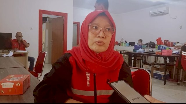 Wakil Ketua Pemenangan Pemiku DPD PDIP Sulsel Risfayanti Muin, foto: HN/Sinta