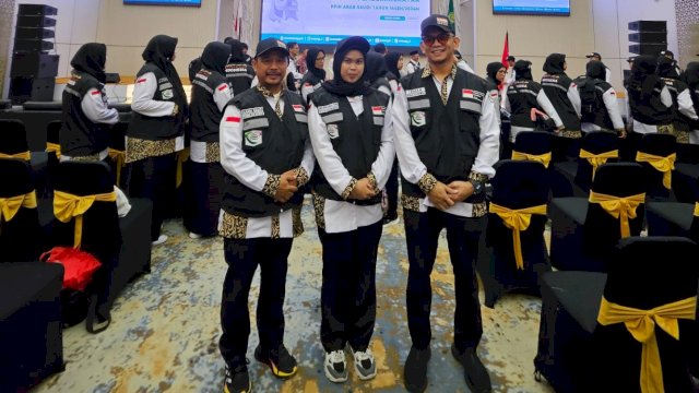 Ilah Muhtar, salah satu petugas haji dari Makassar di Pelepasan PPIH 2024. Foto: dok