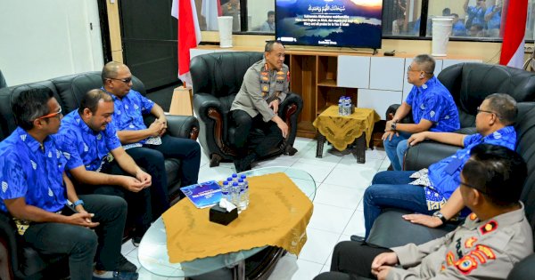Dirut PDAM Lapor Persiapan Porpamnas, Kapolrestabes Makassar Beri Dukungan