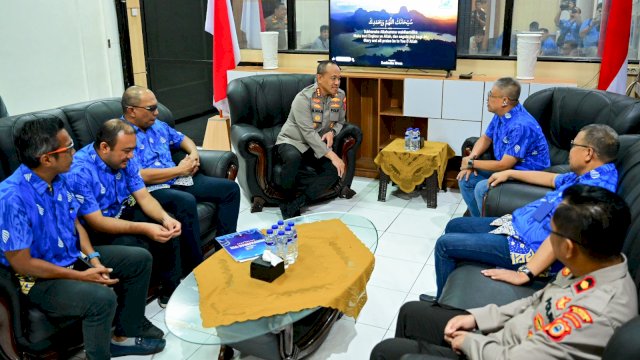 Dirut PDAM Lapor Persiapan Porpamnas, Kapolrestabes Makassar Beri Dukungan