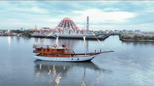 Kapal Phinisi Makassar. Foto: ist