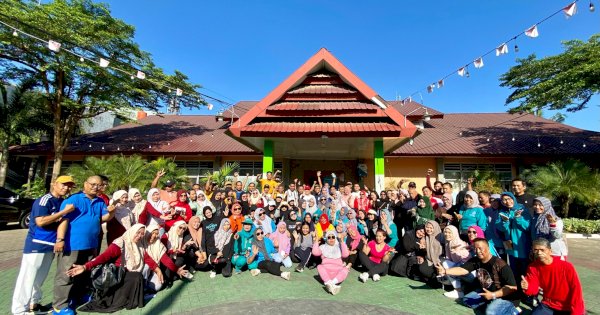 Jumat Sehat, Jajaran OPD Kecamatan Panakukkang Gelar Senam Bersama