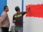 Semarak HUT Bhayangkara Ke-78, Kapolres Gowa Gelar Lomba Mural