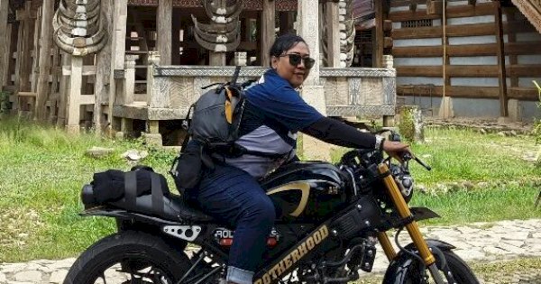Berbekal Yamaha XSR 155, Lady Biker Asal Bali Nekat Jelajahi Rute Wisata Makassar-Toraja