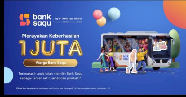 Bank Saqu Raih 1 Juta Nasabah dalam Setengah Tahun, Bukti Inovasi Efektif untuk Solopreneur