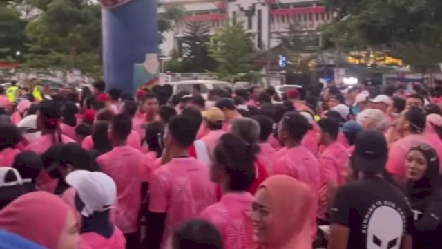 Claro Fun Run diikuti 2000 pelari. (Foto: Instagram Claro Makassar)