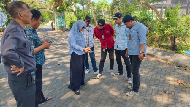 Pengecekan lokasi parkir event F8 Makassar. Foto: dok