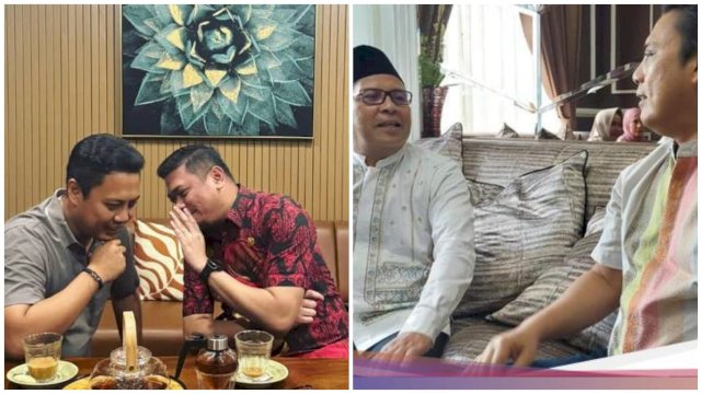 Kebersamaan AIA dengan sejumlah figur bakal calon Gubernur Sulsel. Foto: dok HN