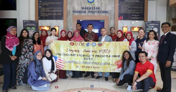 Dosen dan Mahasiswa Language Academy UTM Kunjungi Kampus Poltekpar Makassar