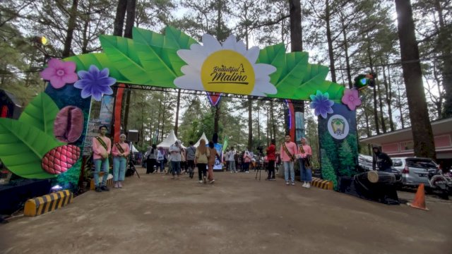 Pengunjung padati event Beautiful Malino lali. Foto: ist