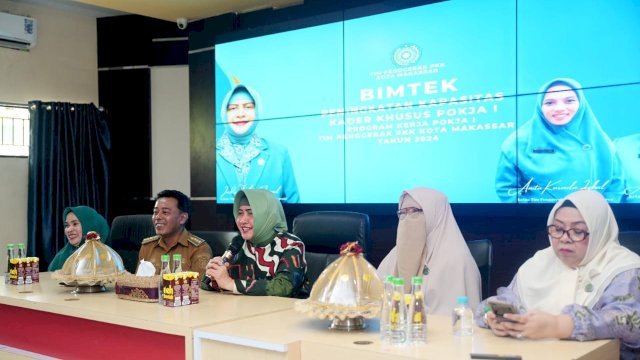 Suasana Indira Yusuf Ismail saat Pelaksanaan Bimtek, Foto: HN/Sinta