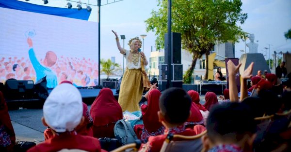 Panggung F8 Dimeriahkan Dongeng Keliling, Dipsus Makassar: Hadir Setiap Hari Selama Event