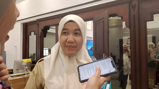 Kepala Dinas Kesehatan kota Makassar dokter Nursaidah Sirajuddin, foto: HN/Sinta.