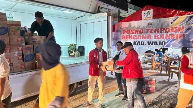 Pemkot Makassar Kirim Bantuan Kemanusiaan ke Sidrap: Tiga Posko Banjir Terima Penyaluran Bantuan