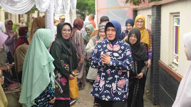 Peresmian gedung Taman Kanak-Kanak (TK) Pendidikan Anak Usia Dini (PAUD) Baitul Qalbi Islamic School (BALQIS) di Kecamatan Tamalanrea, Senin (22/04/2024).