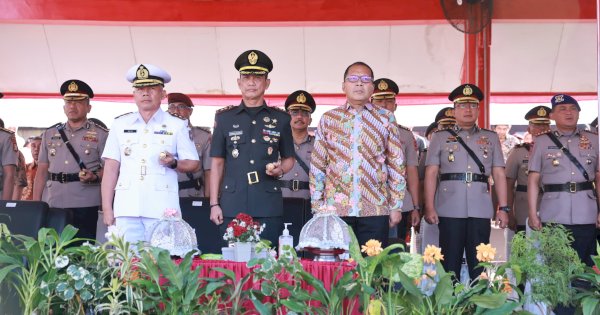 Wali Kota Danny Pomanto Ikuti Pelantikan 209 Bintara Polri di SPN Polda Sulsel