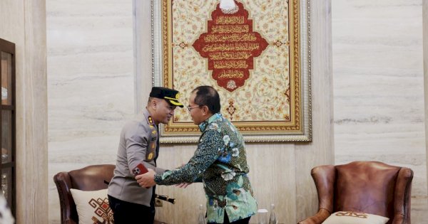 Wali Kota Danny Pomanto Terima Silaturahmi Kapolres Pelabuhan Baru, AKBP Restu Wijayanto