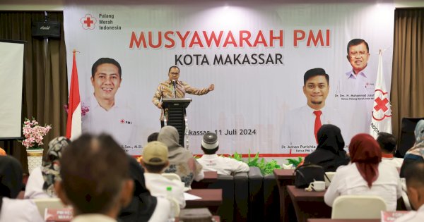 Danny Pomanto Janji Tingkatkan Hibah PMI Makassar dan Gelar Event Lorong Donor