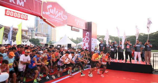 Danny Pomanto dan Forkopimda Sulsel Lepas Peserta Sulsel Smansa 10K, Dorong Gaya Hidup Sehat dan Silaturahmi Alumni