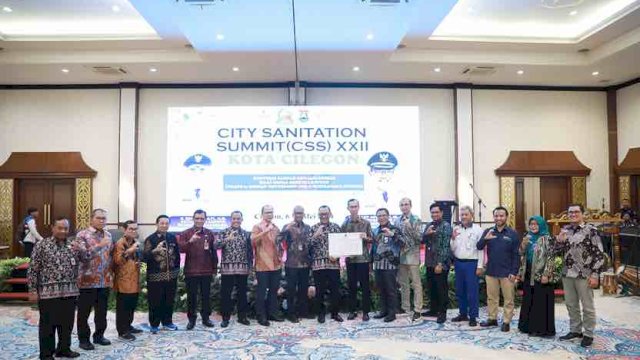 Wali Kota Makassar Moh Ramdhan Pomanto menghadiri pembukaan City Sanitation Summit (CSS) XXII di The Royal Krakatau Hotel Kota Cilegon, Selasa (07/05/2024).