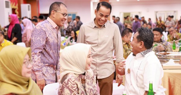 Danny Pomanto Ikuti Malam Perkenalan dan Silaturahmi dengan Kajati Sulsel Agus Salim