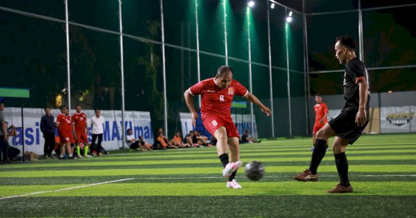 Hattrick Danny Pomanto Bawa Kemenangan IKA Unhas Sulsel FC di Mini Soccer Tropeo